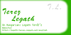 terez legath business card